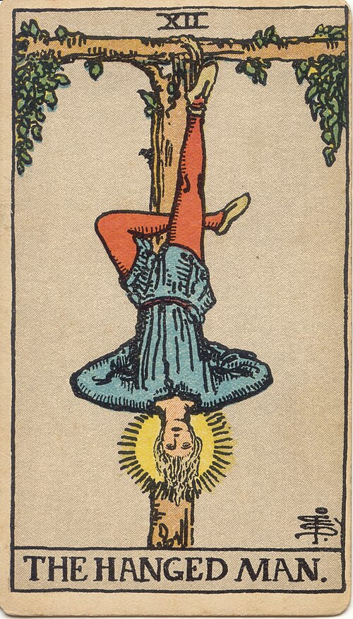타로 매달린 사람 카드(The Hanged Man) 의미 — 멈춰야 보이는 것들