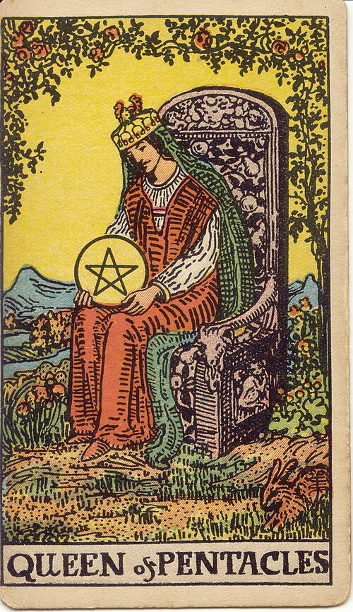 타로 펜타클 여왕 카드(Queen of Pentacles) 의미 — 풍요를 일상으로 누리는 여왕