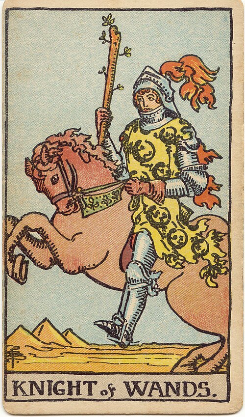 타로 완드 기사 카드(Knight of Wands) 의미 — 겁 없이 돌진하는 모험가